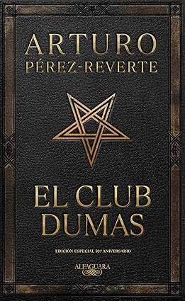 a book cover with a star and text. El Club Dumas