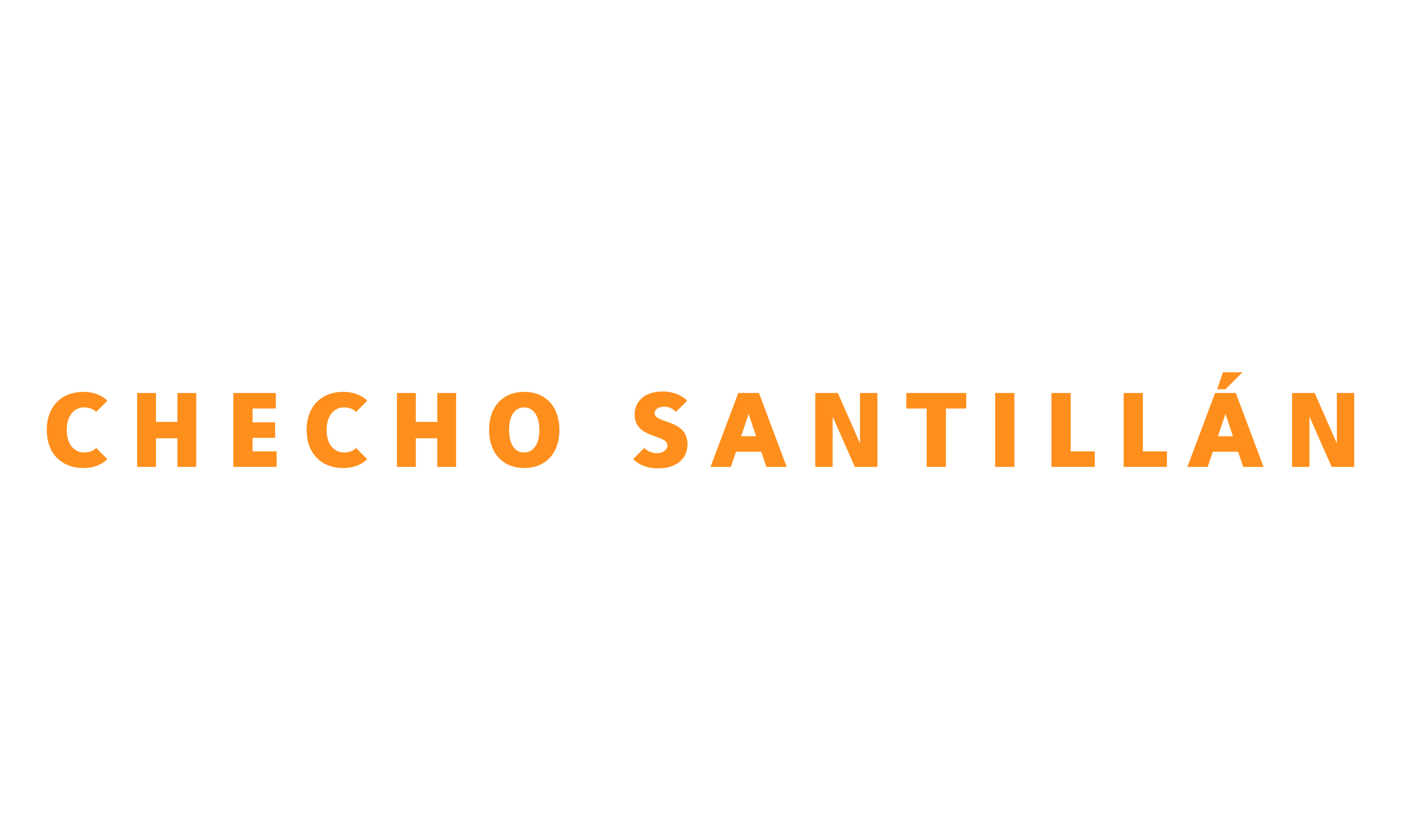 a black background with orange text